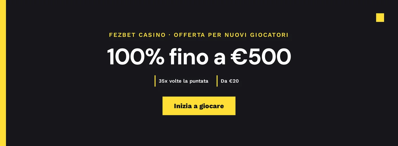 Offerta benvenuto scopri
